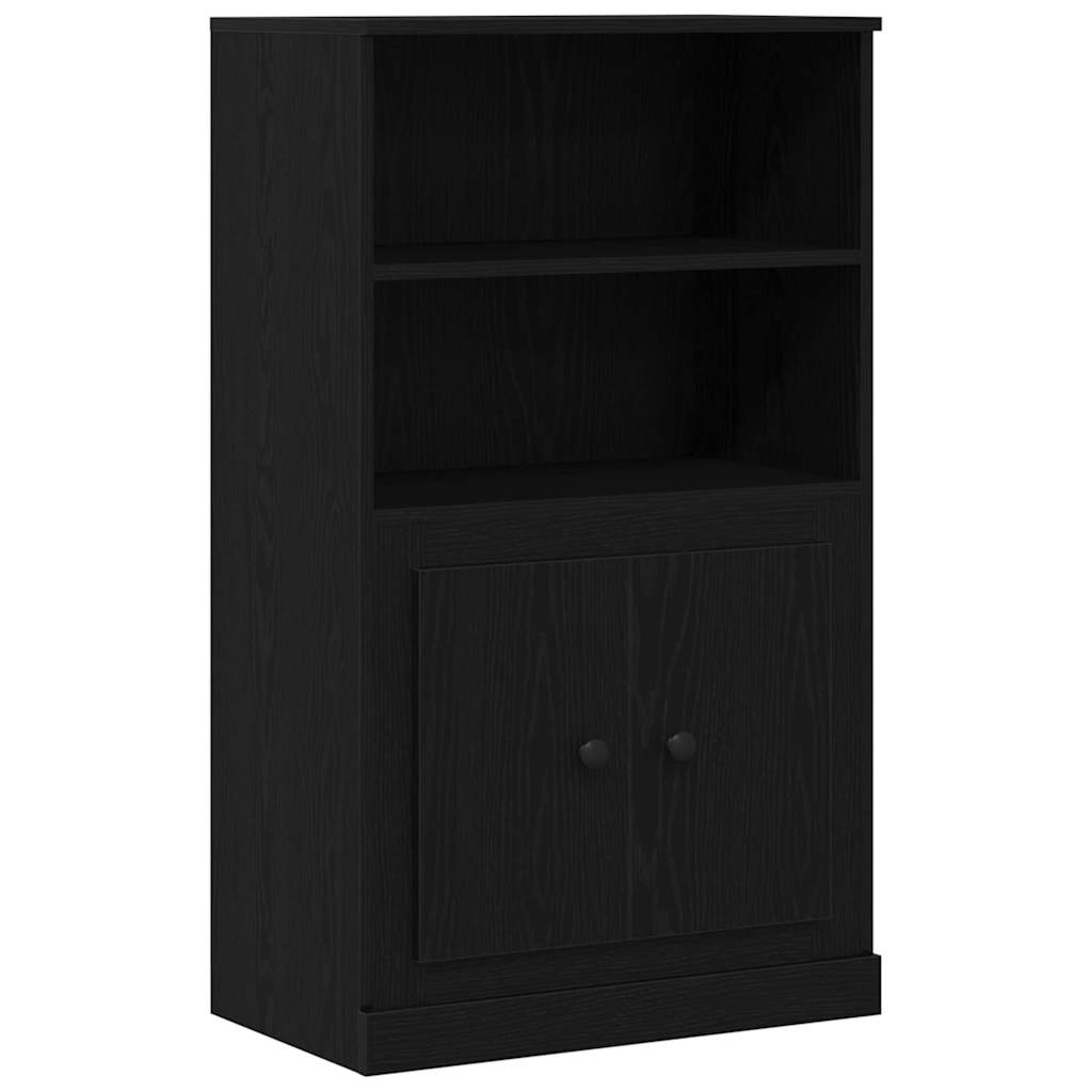Highboard Sort eg 132 x 35,5 x 103,5 cm Konstrueret træ