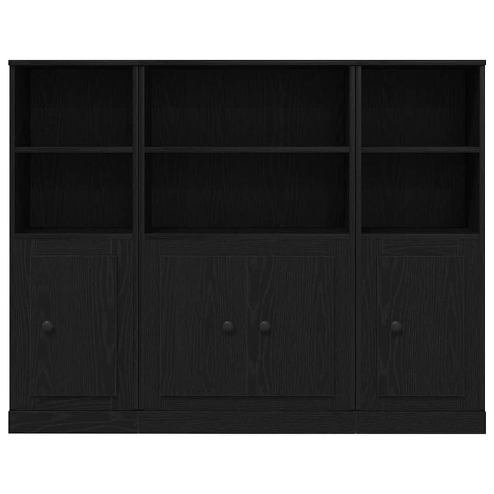 Highboard Sort eg 132 x 35,5 x 103,5 cm Konstrueret træ