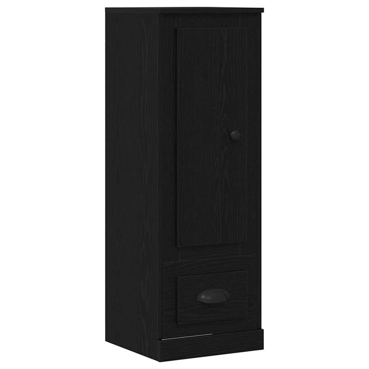 Highboard Sort eg 132 x 35,5 x 103,5 cm Konstrueret træ