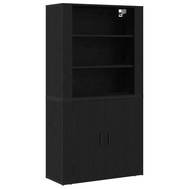 Bænk Sort eg 80 x 33 x 150 cm Konstrueret træ