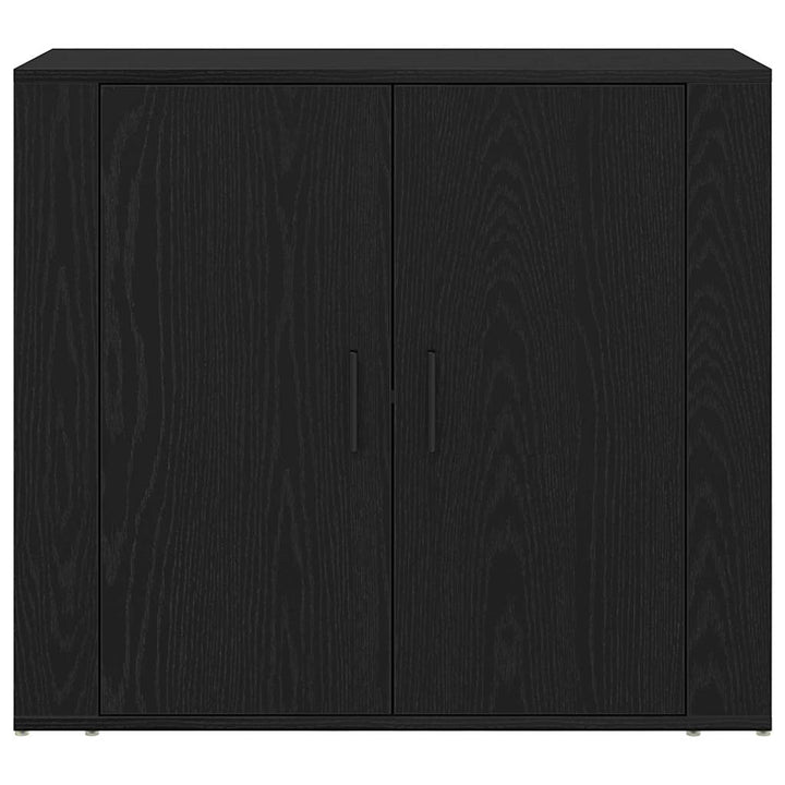 Bænk Sort eg 80 x 33 x 150 cm Konstrueret træ