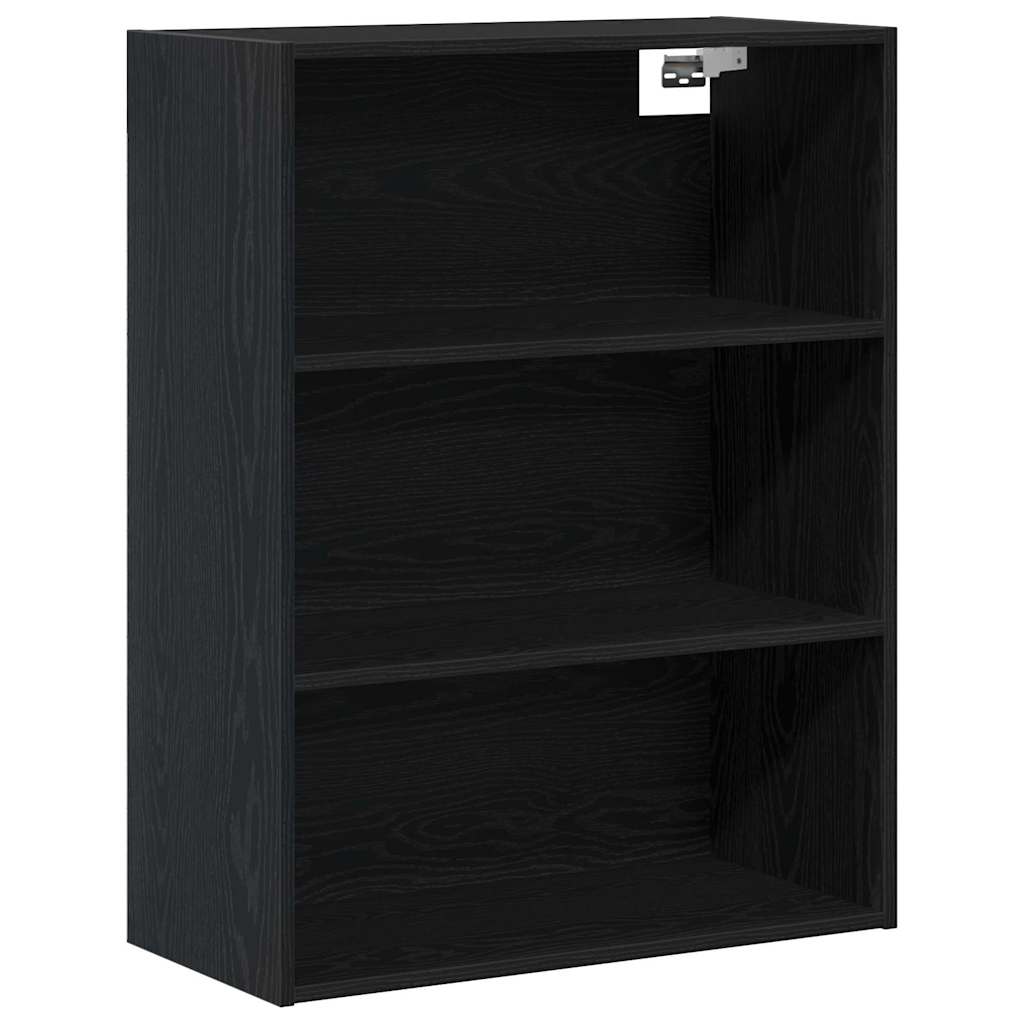 Highboard 2 pcs Sort eg 70 x 34 x 180 cm Konstrueret træ
