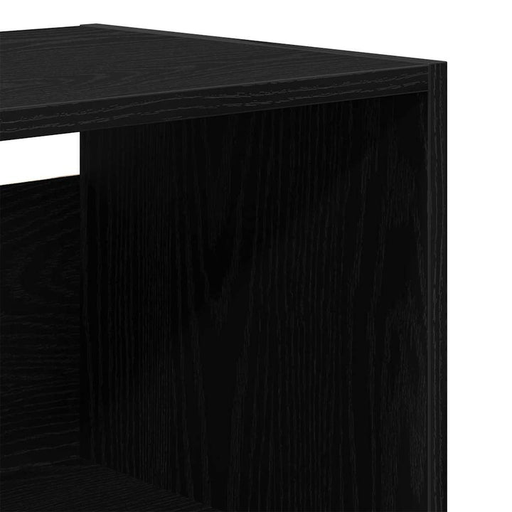 Highboard 2 pcs Sort eg 70 x 34 x 180 cm Konstrueret træ
