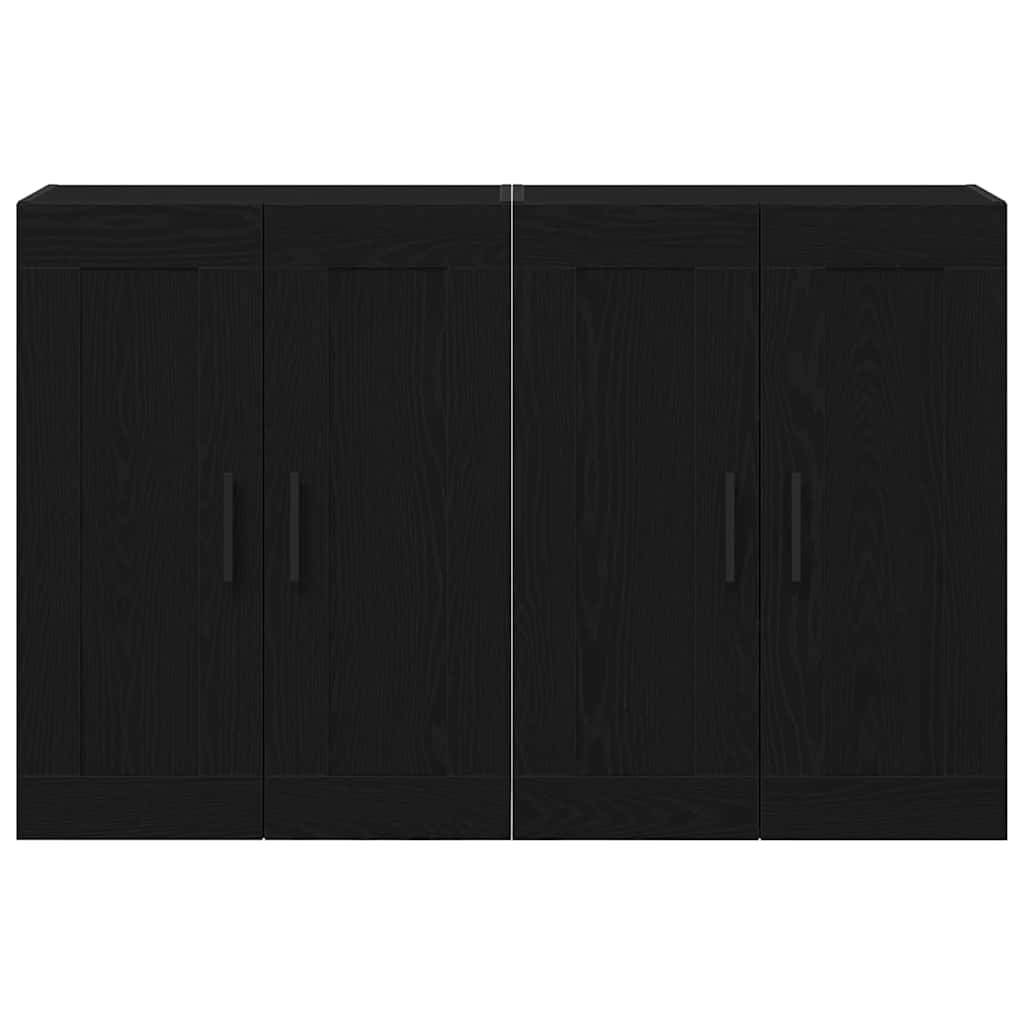 Væghængt skab Vægmonteret 2 pcs Gammelt træ 160 x 34 x 90 cm