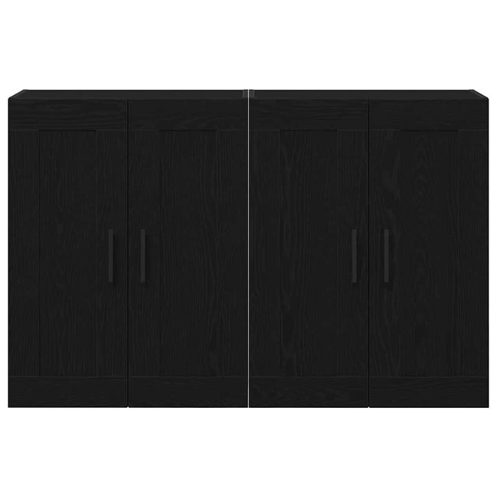 Væghængt skab Vægmonteret 2 pcs Gammelt træ 160 x 34 x 90 cm