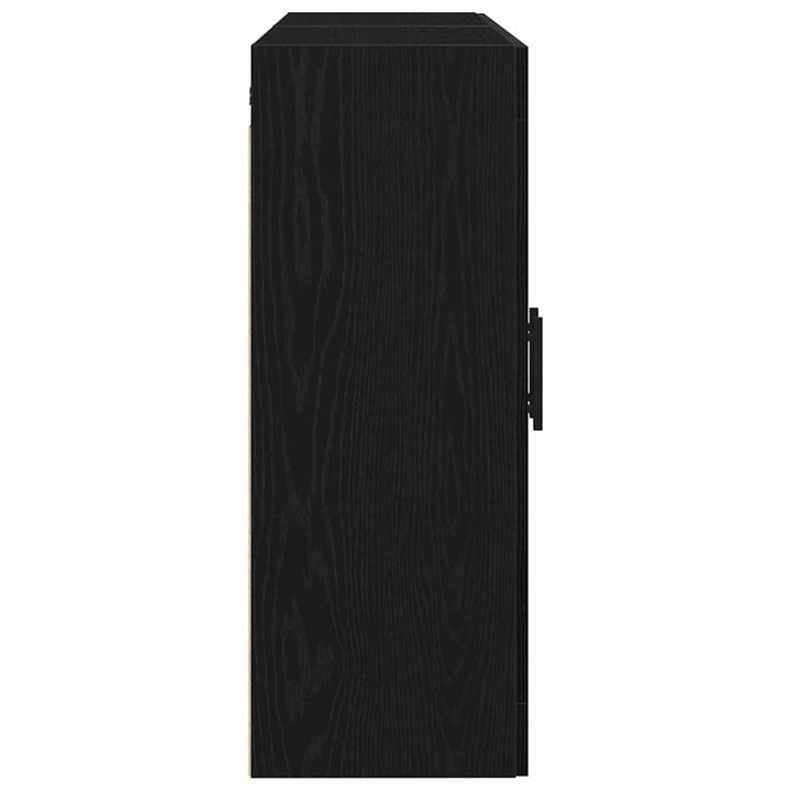Væghængt skab Vægmonteret 2 pcs Gammelt træ 160 x 34 x 90 cm