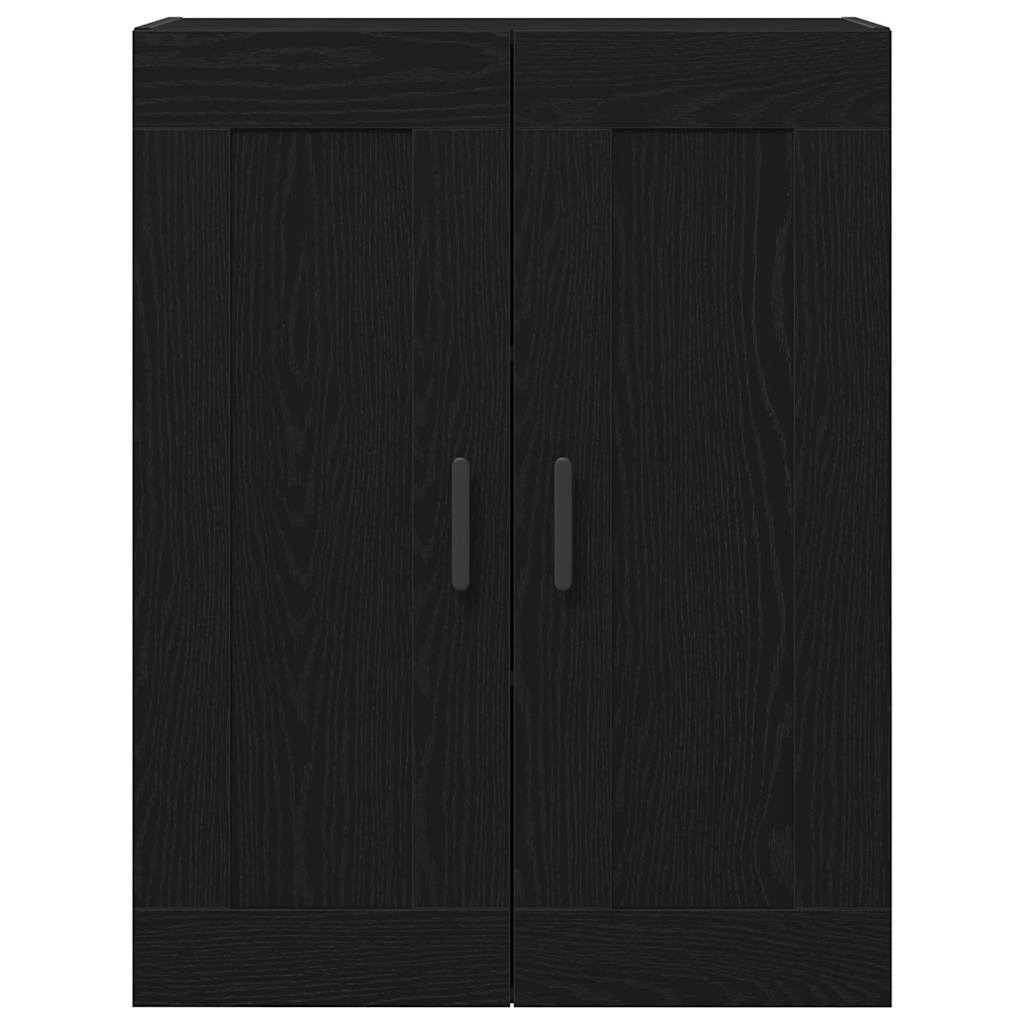 Highboard 2 pcs Sort eg 69,5 x 34 x 180 cm Konstrueret træ