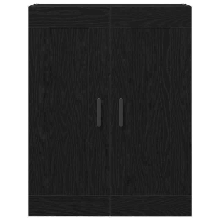 Highboard 2 pcs Sort eg 69,5 x 34 x 180 cm Konstrueret træ