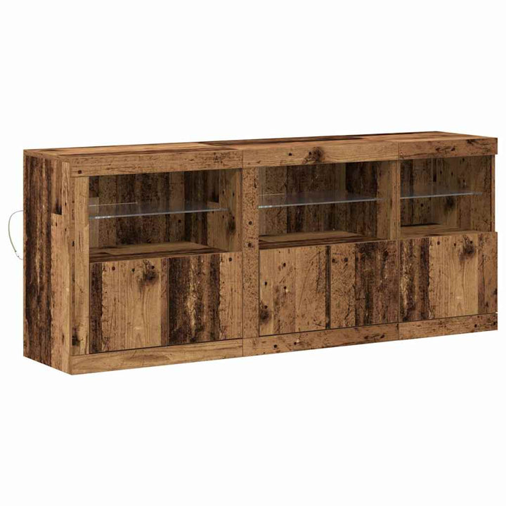 Sideboard Gammelt træ 162 x 37 x 67 cm Konstrueret træ