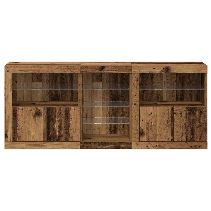 Sideboard Gammelt træ 162 x 37 x 67 cm Konstrueret træ