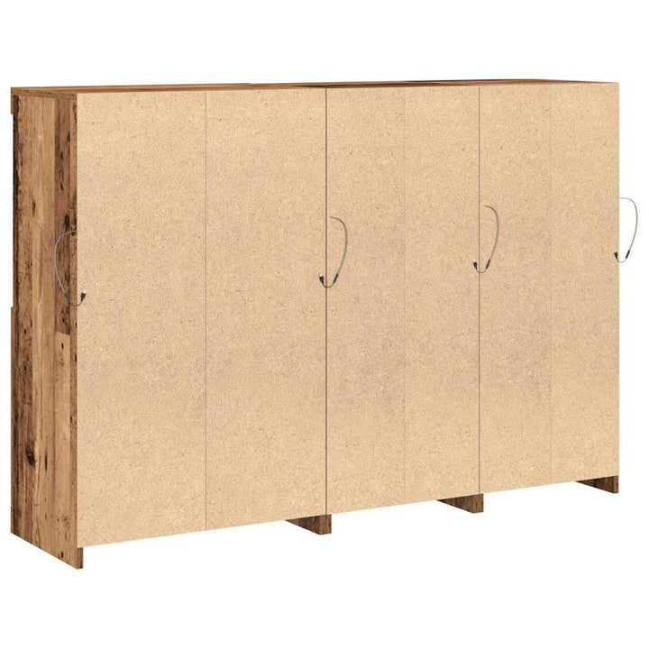 Sideboard Gammelt træ 142,5 x 37 x 100 cm Konstrueret træ