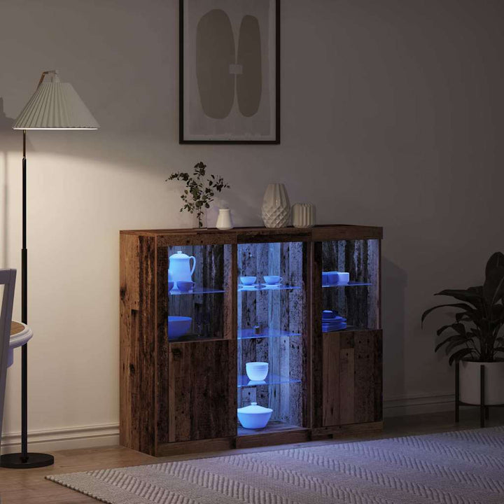 Sideboard Gammelt træ 123 x 37 x 100 cm Konstrueret træ