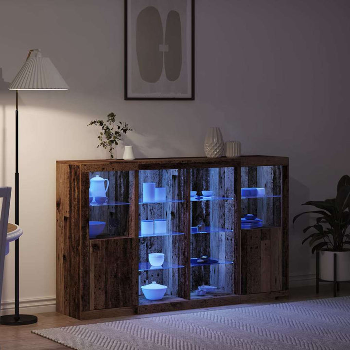 Sideboard Gammelt træ 163 x 37 x 100 cm Konstrueret træ