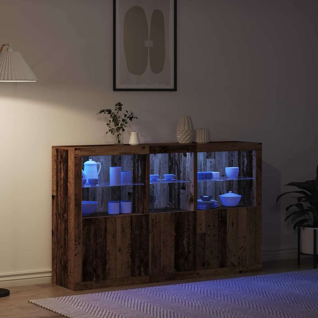 Sideboard Gammelt træ 162 x 37 x 100 cm Konstrueret træ