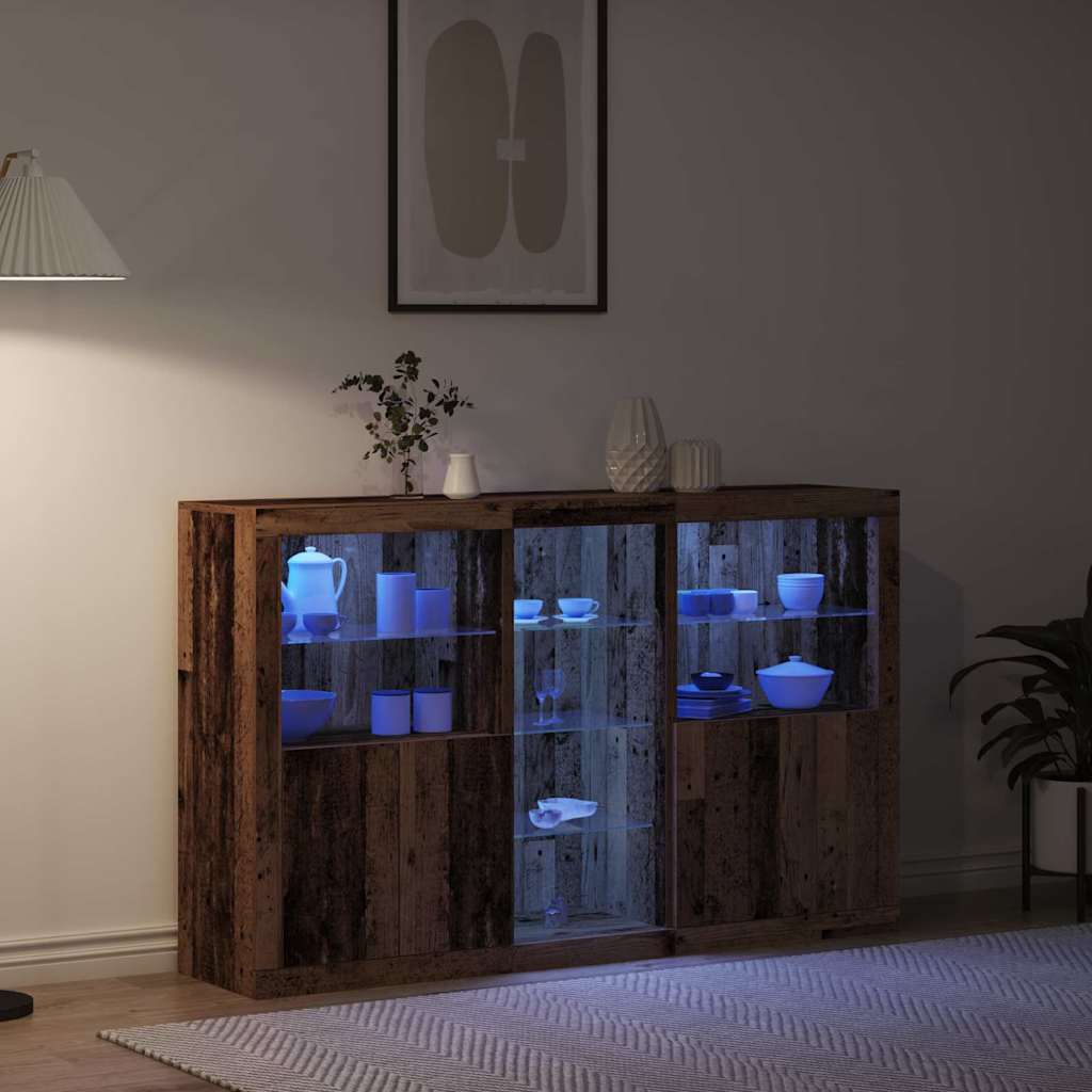 Sideboard Gammelt træ 162 x 37 x 100 cm Konstrueret træ