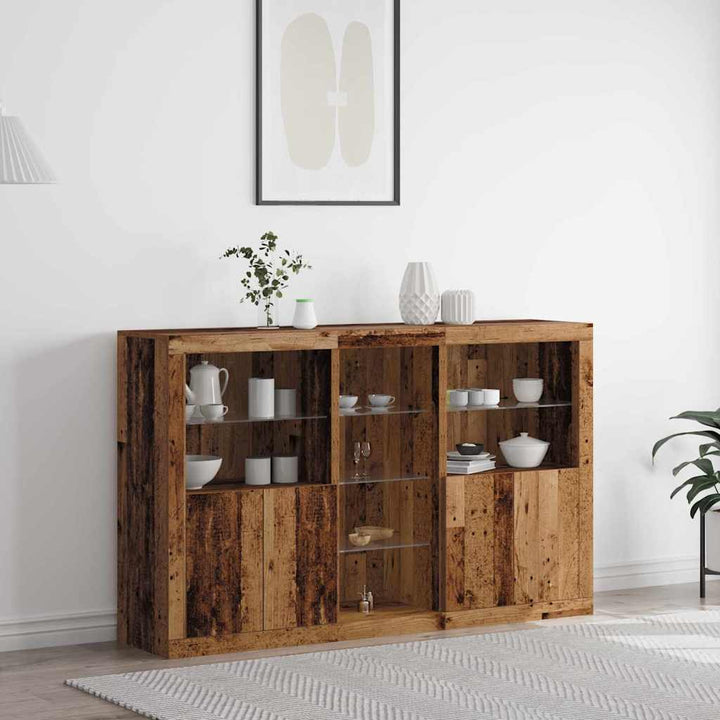 Sideboard Gammelt træ 162 x 37 x 100 cm Konstrueret træ