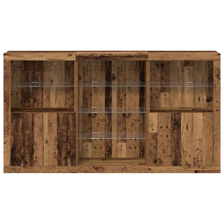 Sideboard Gammelt træ 181,5 x 37 x 100 cm Konstrueret træ