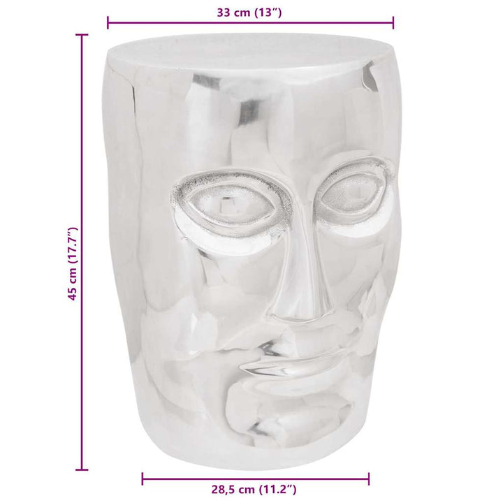 Taburet Sølv Aluminium