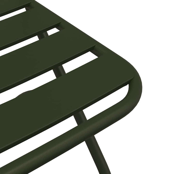 Have sammenslåelig stol 2 pcs Grøn 55 x 56.5 x 91cm Stål