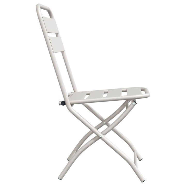 Have sammenslåelig stol 2 pcs Beige 55 x 56.5 x 91cm Stål