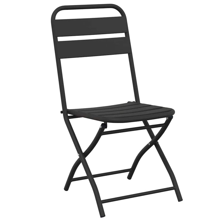 Have sammenslåelig stol 2 pcs Antracit 55 x 56.5 x 91cm Stål