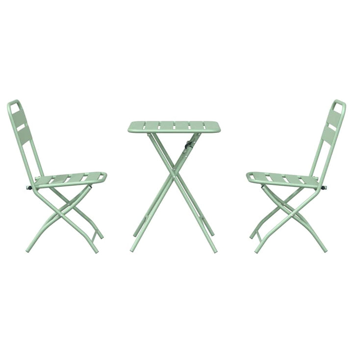 Bistrosæt 3 pcs Lys mint Stål