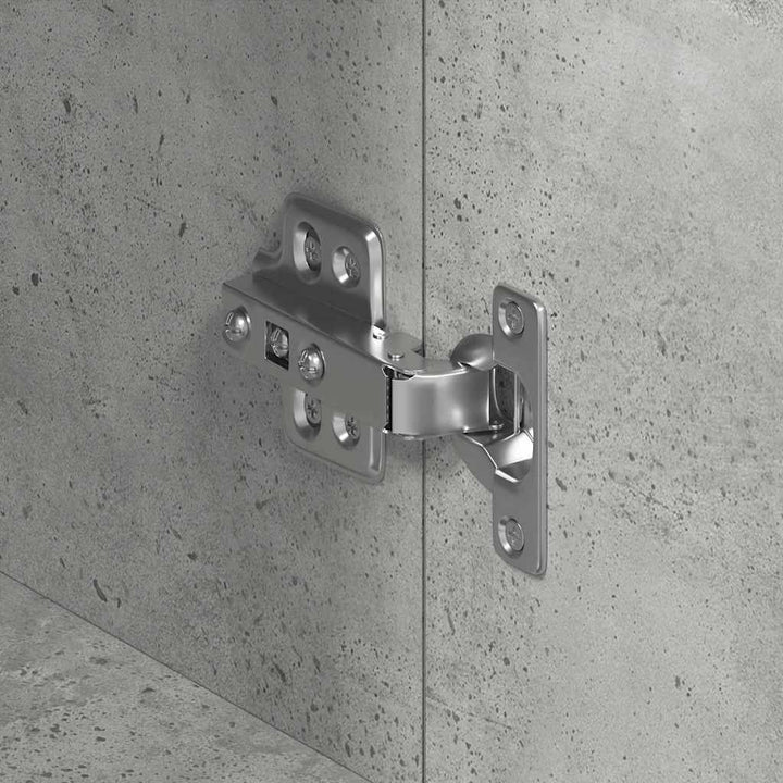 Sideboard med skuffe Betongrå 120 x 36 x 69 cm Konstrueret træ