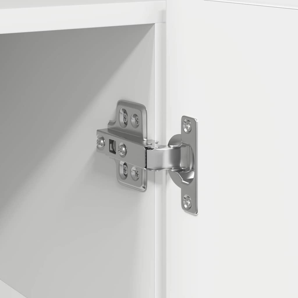 Sideboard Hvid 116 x 30 x 75 cm Konstrueret træ