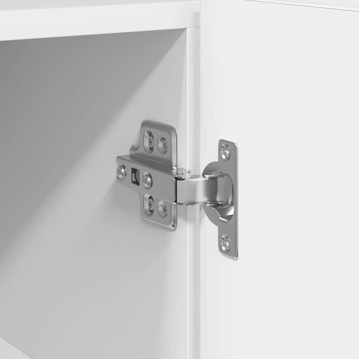 Sideboard Hvid 116 x 30 x 75 cm Konstrueret træ