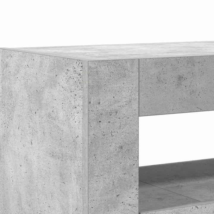 Sideboard Betongrå 116 x 30 x 75 cm Konstrueret træ