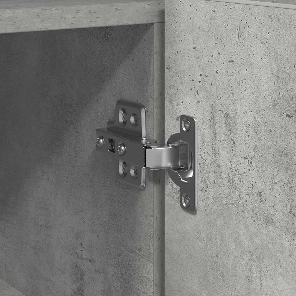 Sideboard Betongrå 116 x 30 x 75 cm Konstrueret træ