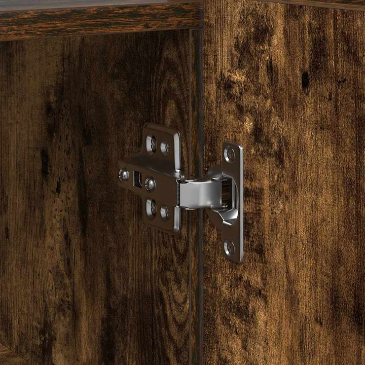 Sideboard Røget eg 116 x 30 x 75 cm Konstrueret træ