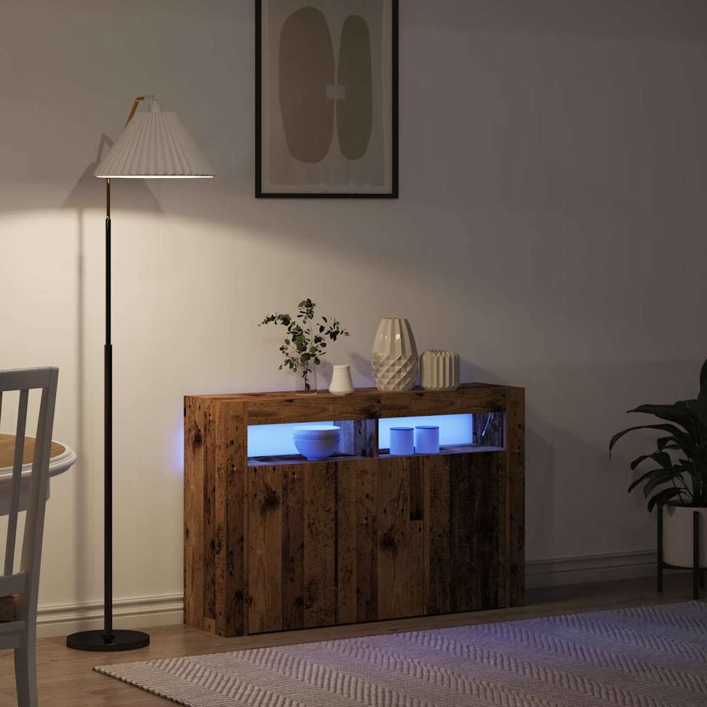 Sideboard Gammelt træ 116 x 30 x 75 cm Konstrueret træ