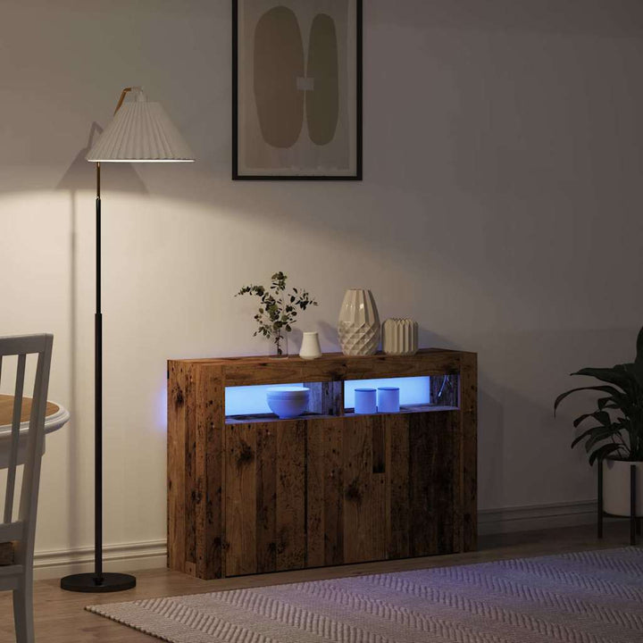 Sideboard Gammelt træ 116 x 30 x 75 cm Konstrueret træ