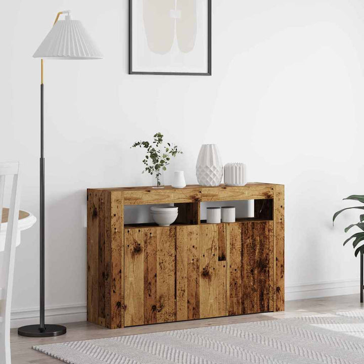 Sideboard Gammelt træ 116 x 30 x 75 cm Konstrueret træ