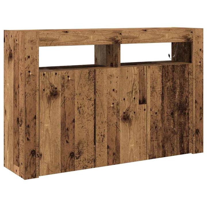 Sideboard Gammelt træ 116 x 30 x 75 cm Konstrueret træ