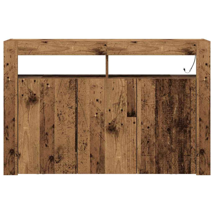 Sideboard Gammelt træ 116 x 30 x 75 cm Konstrueret træ