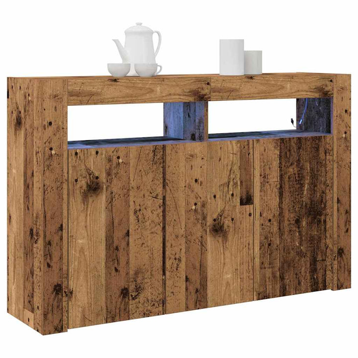 Sideboard Gammelt træ 116 x 30 x 75 cm Konstrueret træ