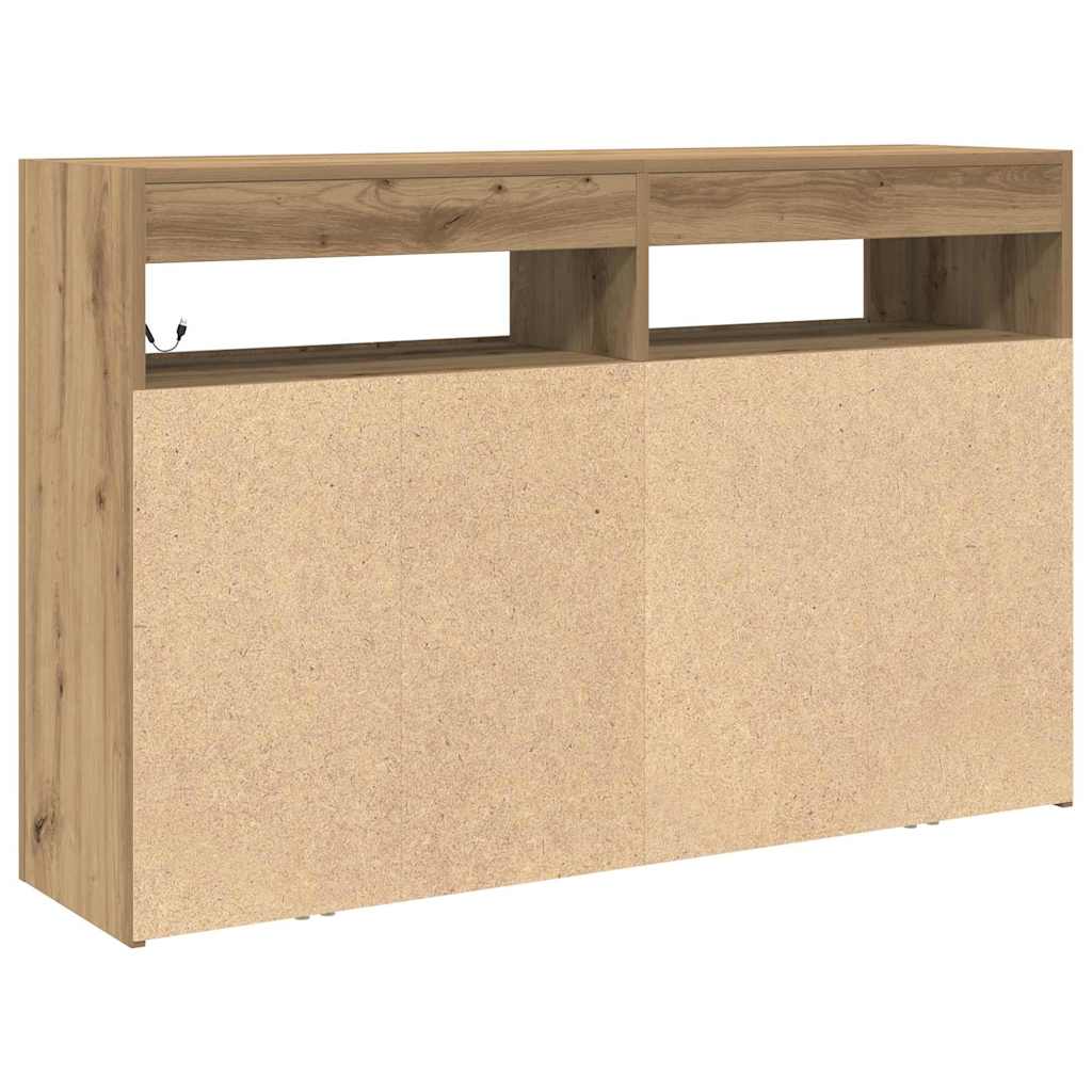 Sideboard artisan eg 116 x 30 x 75 cm Konstrueret træ
