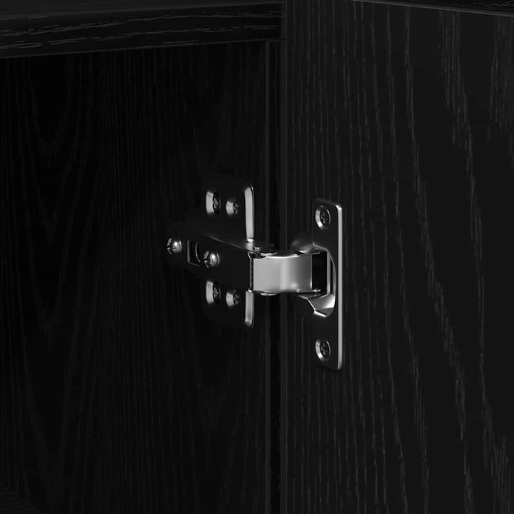 Sideboard Sort eg 116 x 30 x 75 cm Konstrueret træ