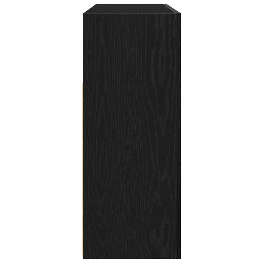 Sideboard Sort eg 116 x 30 x 75 cm Konstrueret træ