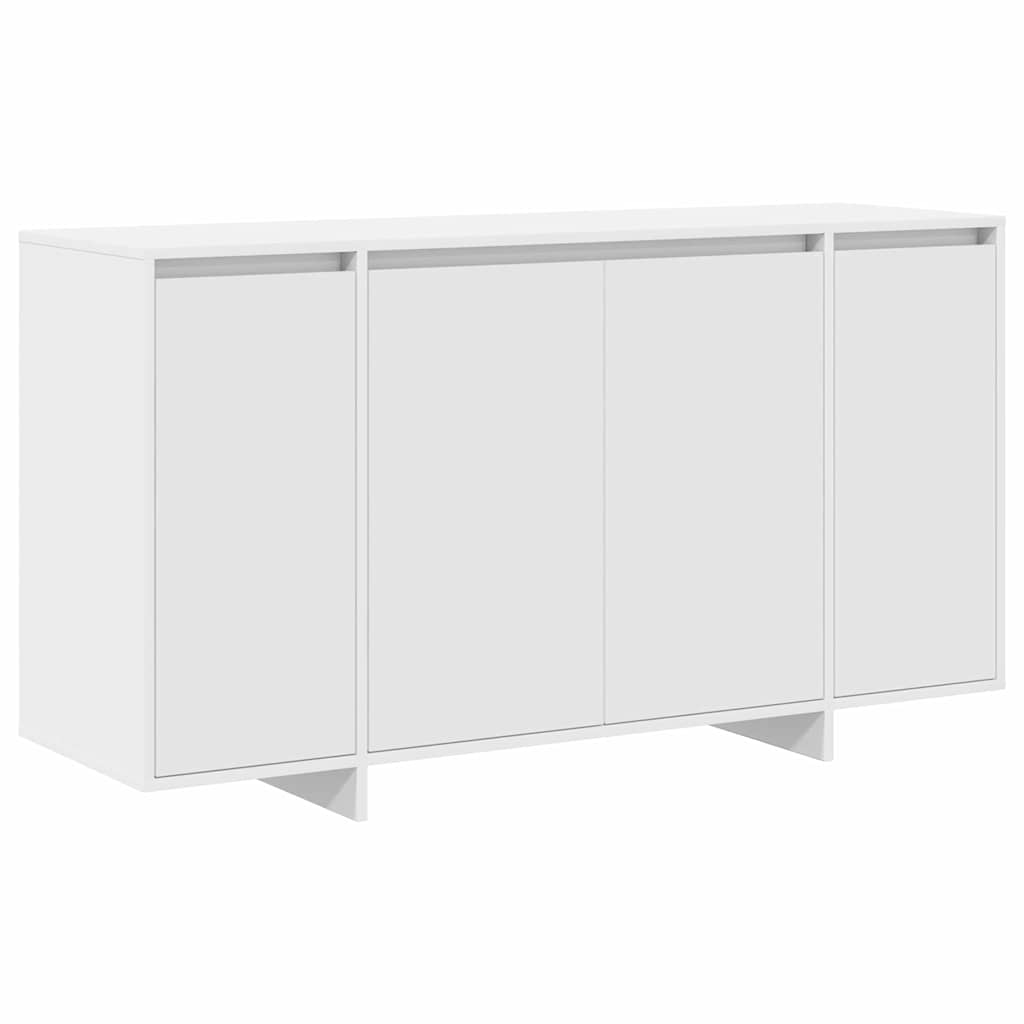 Sideboard Hvid 135 x 41 x 69 cm Konstrueret træ