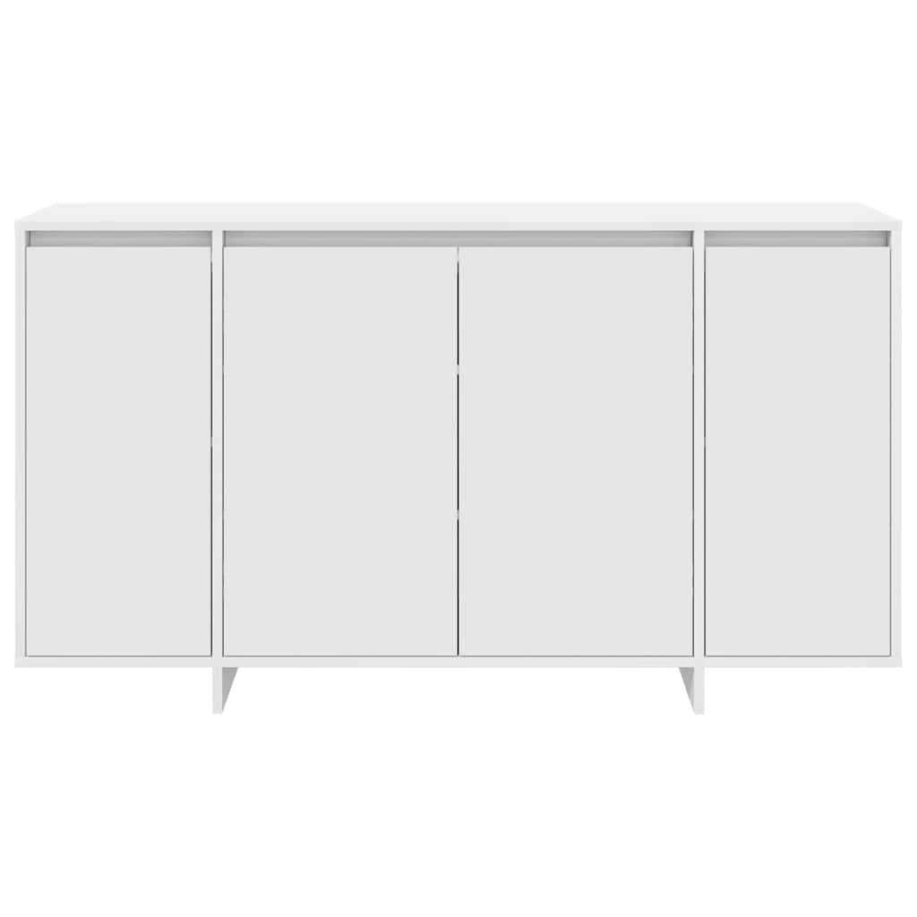Sideboard Hvid 135 x 41 x 69 cm Konstrueret træ