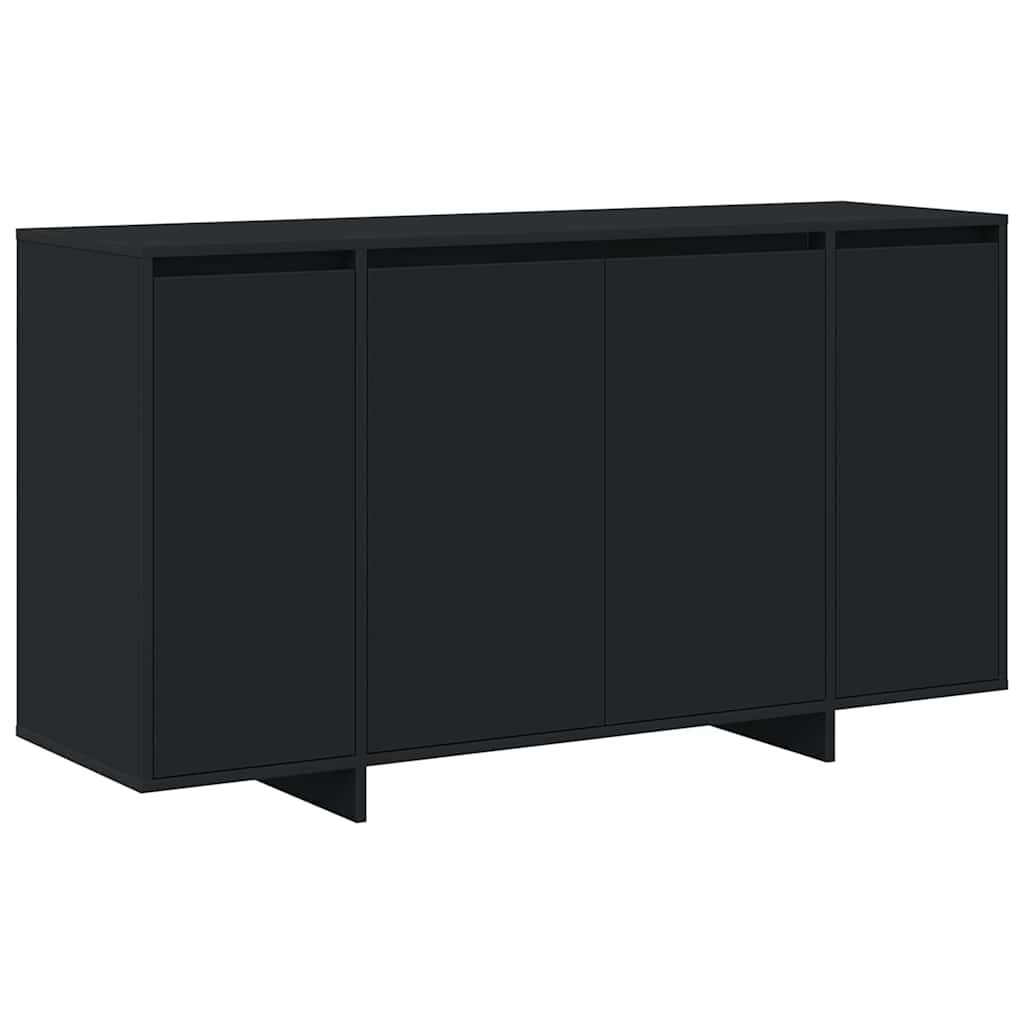 Sideboard Sort 135 x 41 x 69 cm Konstrueret træ