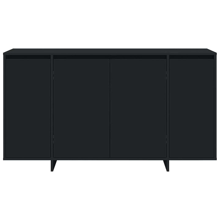 Sideboard Sort 135 x 41 x 69 cm Konstrueret træ