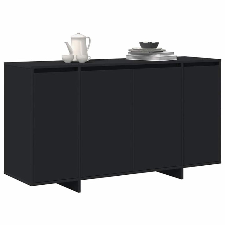 Sideboard Sort 135 x 41 x 69 cm Konstrueret træ
