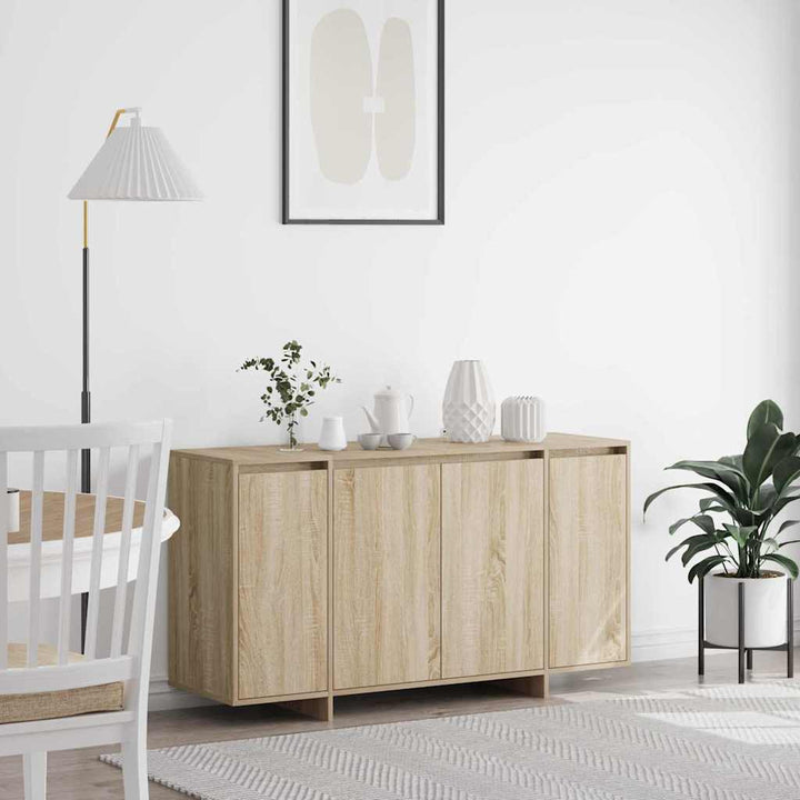 Sideboard Sonoma-eg 135 x 41 x 69 cm Konstrueret træ