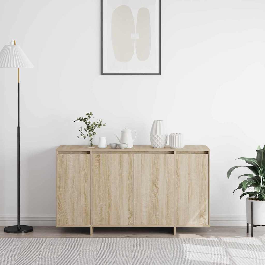 Sideboard Sonoma-eg 135 x 41 x 69 cm Konstrueret træ