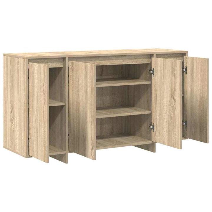 Sideboard Sonoma-eg 135 x 41 x 69 cm Konstrueret træ