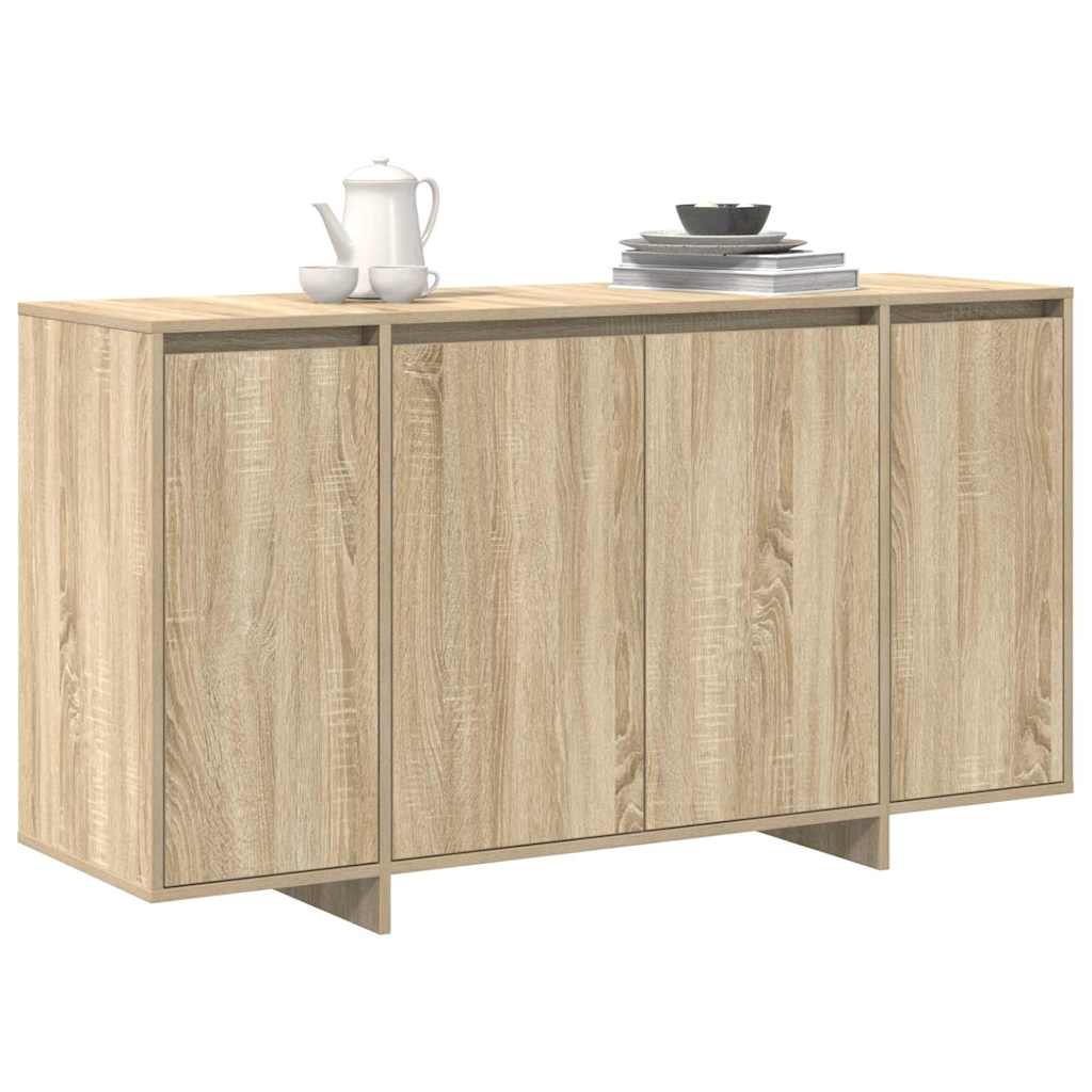 Sideboard Sonoma-eg 135 x 41 x 69 cm Konstrueret træ